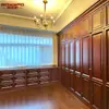 Armario de Dormitorio Estilo Americano Hecho a Medida para Toda la Casa, Puerta de Madera Maciza, Armario Estilo Chino Nuevo y Personalización de Vestidor