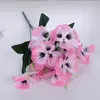 Flor artificial de pensamiento, pequeña flor para el hogar, hotel, paisajismo, decoración de bodas al aire libre, adornos creativos, flores de seda al por mayor