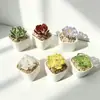 Maceta de Flor de Peonía de Vidrio Zibo Planta Flor de Vidrio Artificial Regalo del Día de la Madre Decoración de Escritorio Coche Artesanía