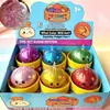 Bestseller transfronterizo Halloween gelatina de frutas squishy, juguete antiestrés de rebote lento, bolsa con cara sonriente de cuentas pop squishy con purpurina