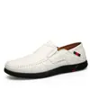 Venta caliente transfronteriza zapatos de hombre talla grande estilo británico mocasines de hombre de cuero genuino slip-on zapatos casuales de cuero zapatos para conducir zapatos de conducción