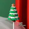 Decoração de Bolo de Natal para Celebridade da Internet 2025 Sino Papai Noel Boneco de Neve Decoração de Sobremesa de Confeitaria Plug-in