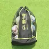 Bolsa de Almacenamiento de Balones de Malla Transfronteriza de 15 Piezas para Baloncesto, Voleibol y Fútbol, Bolsa Grande de Malla para Balones Talla 5
