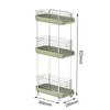 Cozinha Gap Armazenamento Rack Piso Multi-camada Ultra-estreito 18cm Carrinho Geladeira Gap Rack Parede 20cm Rack Side Storage Rack