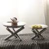 Soporte Trigonal de Metal Creativo de Pie Plato de Frutas Maceta de Frutas Decoraciones Habitación Modelo Mesa de Comedor Bandeja Plato de Almacenamiento Adornos
