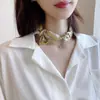 Bufanda de Seda Pequeña Larga Estrecha de Moda para Primavera y Otoño Corbata para Mujer Lazo para la Cabeza Cinta para Bolso Cinturón para el Cuello Cinta Bufanda para Traje Lazo para el Cabello