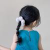 Goma para el pelo de flor para niños, Tridimensional Linda Estilo Coreano, Cuerda para moño floral fresca, Coleta Scrunchie pequeño