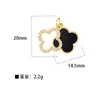 Accesorios para joyería diy directos de fábrica colgante H chapado en cobre colgante simple de piedra ojo de gato colgante de cisne microincrustado sin cadena
