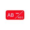 Parche de Goma con Insignia de Tipo de Sangre 3D de PVC A B O AB POS Pegatina de Moral Insignia con Gancho de Velcro en stock