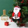 Navidad Navidad accesorios para árbol Papá Noel muñeco pequeño tela incluso pequeño regalo colgante Papá Noel caminando