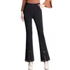 Moda Otoño 2026 Pantalones Acampanados Elegantes y Modernos para Mujer, Cintura Alta Ajustados Versátiles de Nueve Puntos para Viajes de Negocios Casuales Tendencia
