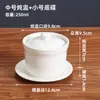 Panela de Cerâmica Branca Pura para Hotel Comercial à Prova d'Água Ninho de Pássaro Ovos Cozidos no Vapor Tigela Panela Interna para Sopa Panela Shaxian Panela para Ensopado