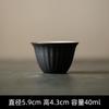 Conjunto de Chá Estilo Japonês Wabi-Sabi com Cerâmica Rústica, Bule Coleção Tinta Fumaça Negra, Gaiwan, Xícara de Chá, Suporte de Panela Liquidação