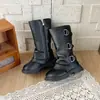 Botas tipo Martin de estilo retro para niñas, nueva colección otoño/invierno 2026, botas altas cómodas de suela blanda para niños, botines de moda para niños mayores