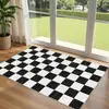 Alfombrillas de Suelo Florales de Terciopelo de Cristal Estilo Nórdico Simple para el Hogar Transfronterizas Puerta de Entrada Puerta de Entrada Alfombrillas de Suelo Resistentes a las Manchas