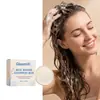 Barra de Shampoo GleamXi Água de Arroz: Limpa suavemente o cabelo e o couro cabeludo, deixando-os com uma sensação refrescada e confortável, com uma espuma rica e densa que enxagua facilmente.