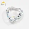 Amor Collar de zirconita plana con corte inferior Joyería al por mayor Colección de zirconitas Wuzhou fabricantes de fuente de piedra desnuda de gema artificial