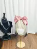 Faixa de Cabelo Outono e Inverno Luxo Faixa de Cabelo com Laço de Três Camadas Retrô High-End Francesa Coque de Cabelo Grampo de Cabelo de Veludo