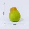 Micro-paisagem Criativa Realista Simulação Frutas Comida Brincadeira Decorações Acessórios Casa de Bebê Mini Artesanato de Resina Pequenos Enfeites