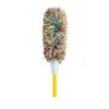 Plumero de Fibra de Color Mixto de Nueve Secciones para Eliminación de Polvo, Limpieza de Escritorio, Fácil Almacenamiento, Plumero para el Hogar