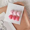 Horquilla Rosa Dulce Amor Lazo Flequillo Pinza Lateral Corazón de Niña Pinza Suave Linda de Pato Accesorios para el Cabello Tocado