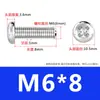 Tornillos de Cabeza Redonda de Acero Inoxidable 304 Tornillos de Cabeza de Cruz Phillips para Panal Roscados Mecánicamente Tornillos de Cabeza Semi-Redonda M2M3M4M5M6