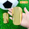 Mini espinilleras enchufables electrochapadas para partido de fútbol, protectores deportivos para adultos, jóvenes, niños, protectores de pantorrilla