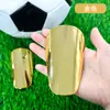 Espinilleras Mini Electroplateadas Transfronterizas para Partidos de Fútbol, Equipo de Protección Deportiva para Adultos y Niños, Espinillera