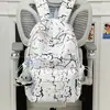 Mochila Escolar para Homens, Moderna e Descolada, Grande Capacidade, Mochila de Viagem Impermeável para Mulheres, Alunos do Ensino Fundamental II, Alunos do Ensino Médio, Universitários, Mochila, Bolsa para Notebook