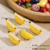 Colección de Frutas Simulación 3D Manzana Mango Caqui Cuentas Sueltas Colgantes DIY Hechos a Mano Amuletos Accesorios para Pulsera Collar