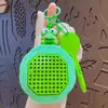 Gato Fofo Alívio de Estresse Bola de Aço Magnética Quadro de Desenho Chaveiro Desenho Animado Brinquedo Lembrancinha Divertida Pingente de Bolsa Atacado