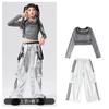Disfraz de Baile Hip Hop Jazz para Niñas Ropa de Moda para Competencia de Street Dance Infantil Año Nuevo Traje de Baile Hip Hop Infantil