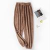 Pantalones Cálidos de Hada para Mujer, Nuevos Pantalones de Pijama Gruesos de Coral Fleece de Invierno, Se Pueden Usar Afuera, Pantalones de Fleece Sueltos de Cintura Alta Talla Grande