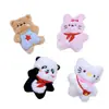 Acessórios de Pelúcia de Coelho Corredor Bordado Boneca de Desenho Animado Broche DIY Roupas Bolsa de Roupas Acessórios de Decoração