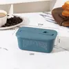 Caixa de Armazenamento de Manteiga Amazon, Caixa de Manteiga e Queijo PP de Grande Capacidade de Grau Alimentício para Geladeira com Faca, Sem Caixa