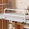 Barreira de cama de dormitório, grade de segurança para cama infantil, evita que crianças caiam da cama, adequada para camas de solteiro e beliches, não requer perfuração, com painel lateral elevado