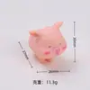 Muñeca de Cerdito Linda Dibujo Animado Creativo Hecho a Mano Adorno DIY Accesorios Pegamento de Crema Resina Pequeños Accesorios Materiales Venta al por Mayor