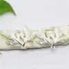Acessórios de hardware DIY 25*21mm pingente de folha de cobre fundido grampo de cabelo acessórios DIY