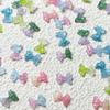 Joyas para uñas con lazo luminoso de tres capas y dos colores, populares en línea. Accesorios para uñas.