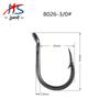 Gancho de acero inoxidable 8026 Gancho de anillo de acero inoxidable Gancho de hierro Gancho de mar Gancho de hierro Luya Gancho de hierro de plomo para peces