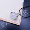 Colgante de Bola Pequeña de Cristal Natural con Borde de Aleación, Adorno de Ágata Jade con Cuentas de Mano, Amatista al por Mayor de Venta Caliente Transfronteriza