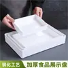 Platos Blancos de Melamina para Uso Comercial, Platos Fríos, Comida Estofada, Cajas de Exhibición de Comida Cocinada, Guarniciones para Hot Pot, Bocadillos para Buffet de Barbacoa, Platos de Presentación