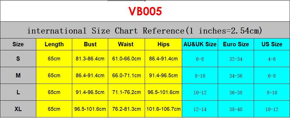 VB005尺寸表
