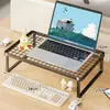 Soporte Elevado Plegable para Uso en Casa y Dormitorio, Soporte para Laptop con Base de Refrigeración, Estante Doméstico