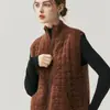 Otoño/Invierno 2026 Nuevo Chaleco Versátil de Cuadros con Cremallera Suéter de Cachemira a Cuadros Tejido Suéter Tejido para Mujer