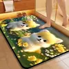Tapete de Chão de Lama Diatomácea Gato Fofo 3D Banheiro Absorção de Água Secagem Rápida Resistente ao Desgaste Apoio para os Pés Entrada Fácil de Limpar Tapete de Chão