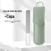 Fábrica de Origem Lixa de Unha Mini Nano de Vidro Lavável Portátil Gangues de Nail Art Tira de Esfregar Manicure Polimento Brilhante Armadura