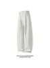 Novedad Otoño 2026 Pantalones Blancos de Pierna Ancha Rectos Estilo Americano M-5XL HK26798-TeP33