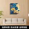 Pintura Decorativa de Hall de Entrada Voltada para a Porta Pintura de Parede de Corredor Minimalista Moderno Estilo Creme Pintura de Parede Floral para Sala de Estar