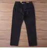 Calças de trabalho casuais estilo retro japonês para primavera e outono, lavadas e com aspecto desgastado, de sarja tecida, 100% algodão, grossas, soltas, perna reta